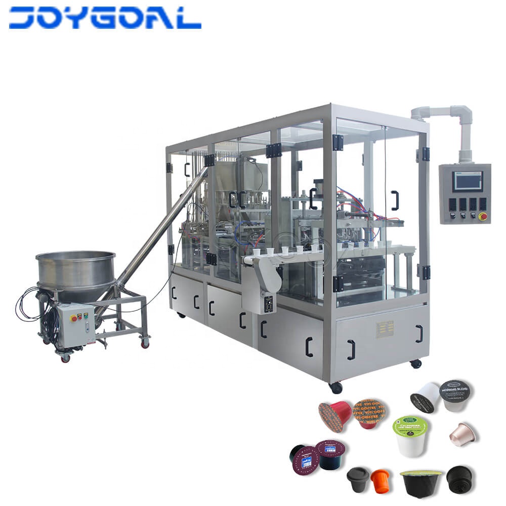 automatic k cup coffee capsule filling and sealing machine